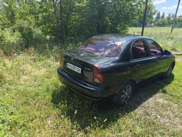 Чорний ЗАЗ Ланос, об'ємом двигуна 1.4 л та пробігом 184 тис. км за 3850 $, фото 8 на Automoto.ua