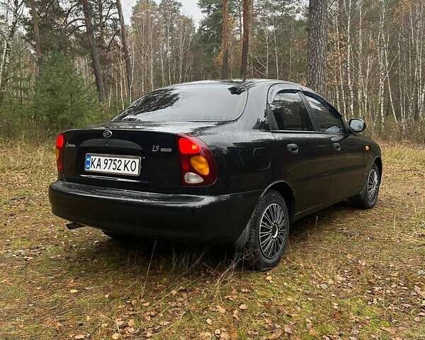 Черный ЗАЗ Ланос, объемом двигателя 1.5 л и пробегом 115 тыс. км за 4500 $, фото 1 на Automoto.ua