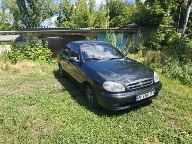 Чорний ЗАЗ Ланос, об'ємом двигуна 1.4 л та пробігом 184 тис. км за 3850 $, фото 1 на Automoto.ua