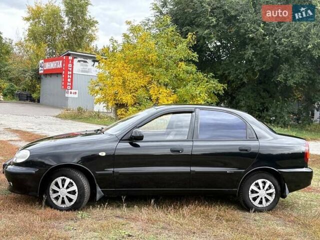 Чорний ЗАЗ Ланос, об'ємом двигуна 1.4 л та пробігом 78 тис. км за 4490 $, фото 4 на Automoto.ua