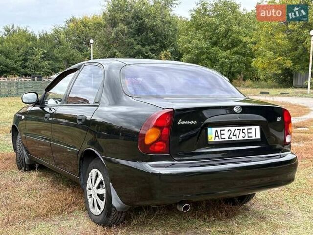 Чорний ЗАЗ Ланос, об'ємом двигуна 1.4 л та пробігом 78 тис. км за 4490 $, фото 2 на Automoto.ua