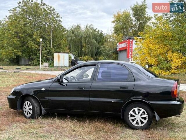 Чорний ЗАЗ Ланос, об'ємом двигуна 1.4 л та пробігом 78 тис. км за 4490 $, фото 6 на Automoto.ua