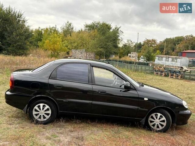 Чорний ЗАЗ Ланос, об'ємом двигуна 1.4 л та пробігом 78 тис. км за 4490 $, фото 3 на Automoto.ua