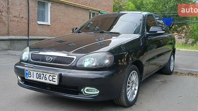 Черный ЗАЗ Ланос, объемом двигателя 1.5 л и пробегом 89 тыс. км за 3700 $, фото 5 на Automoto.ua