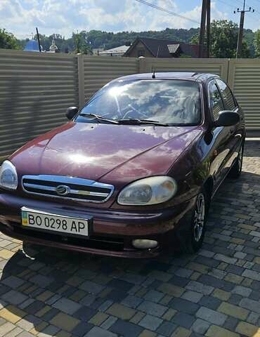 Червоний ЗАЗ Ланос, об'ємом двигуна 1.6 л та пробігом 190 тис. км за 2500 $, фото 1 на Automoto.ua