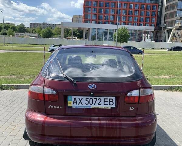 Красный ЗАЗ Ланос, объемом двигателя 1.5 л и пробегом 89 тыс. км за 3300 $, фото 2 на Automoto.ua