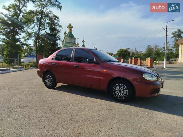 Червоний ЗАЗ Ланос, об'ємом двигуна 1.5 л та пробігом 237 тис. км за 2400 $, фото 1 на Automoto.ua