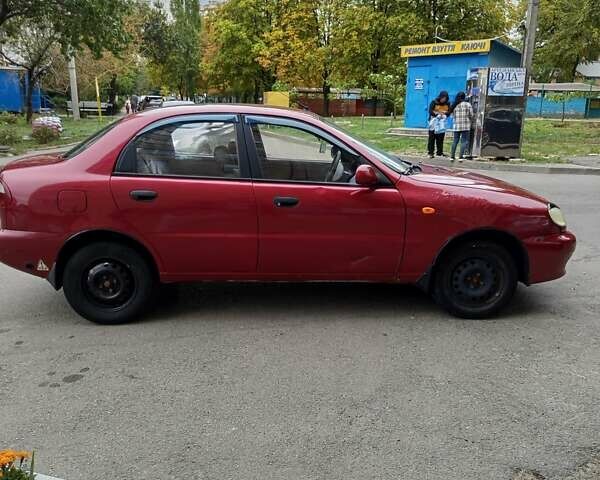 Червоний ЗАЗ Ланос, об'ємом двигуна 1.5 л та пробігом 200 тис. км за 1800 $, фото 9 на Automoto.ua