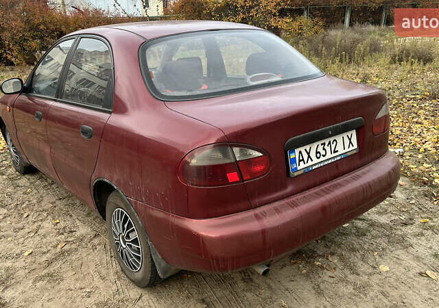 Червоний ЗАЗ Ланос, об'ємом двигуна 1.5 л та пробігом 267 тис. км за 2200 $, фото 1 на Automoto.ua
