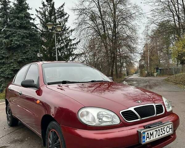 Красный ЗАЗ Ланос, объемом двигателя 1.3 л и пробегом 192 тыс. км за 2300 $, фото 8 на Automoto.ua