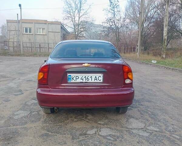 Червоний ЗАЗ Ланос, об'ємом двигуна 1.5 л та пробігом 200 тис. км за 2650 $, фото 1 на Automoto.ua