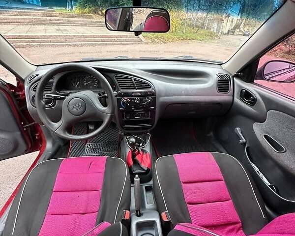 Красный ЗАЗ Ланос, объемом двигателя 1.3 л и пробегом 192 тыс. км за 2300 $, фото 20 на Automoto.ua