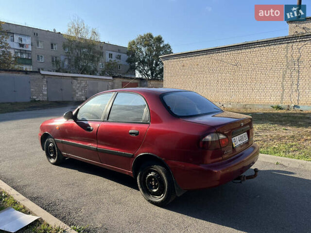 Красный ЗАЗ Ланос, объемом двигателя 1.39 л и пробегом 227 тыс. км за 1600 $, фото 4 на Automoto.ua