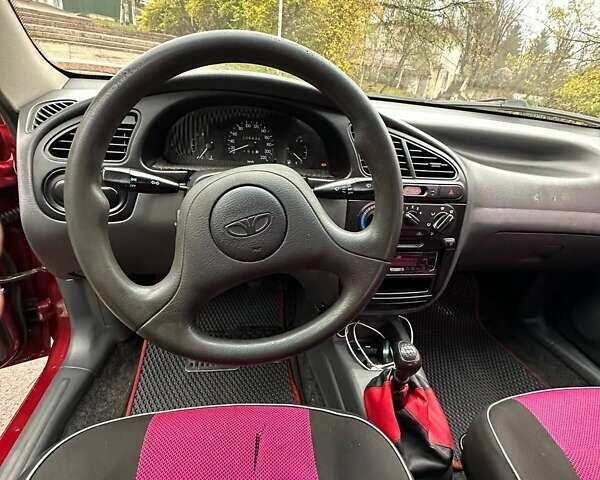 Красный ЗАЗ Ланос, объемом двигателя 1.3 л и пробегом 192 тыс. км за 2300 $, фото 19 на Automoto.ua