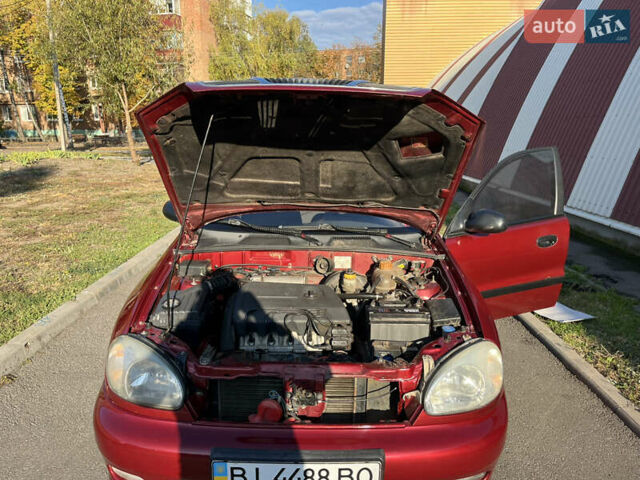 Красный ЗАЗ Ланос, объемом двигателя 1.39 л и пробегом 227 тыс. км за 1600 $, фото 13 на Automoto.ua
