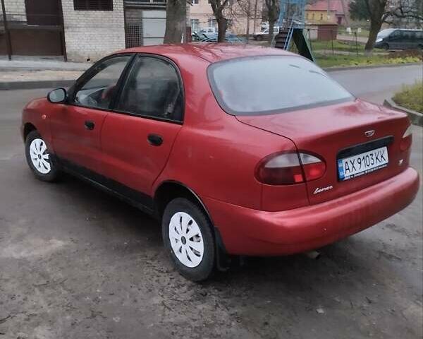 Красный ЗАЗ Ланос, объемом двигателя 1.4 л и пробегом 198 тыс. км за 1750 $, фото 2 на Automoto.ua