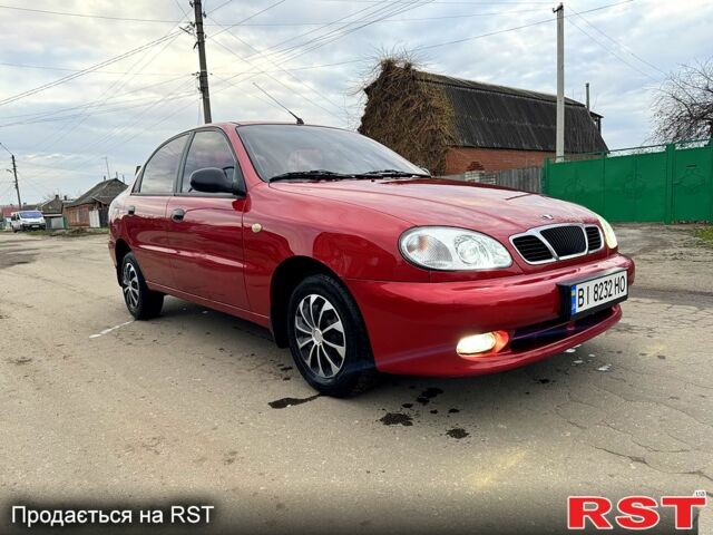 Червоний ЗАЗ Ланос, об'ємом двигуна 1.4 л та пробігом 44 тис. км за 3700 $, фото 7 на Automoto.ua