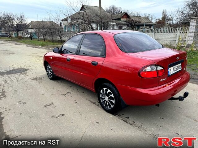 Червоний ЗАЗ Ланос, об'ємом двигуна 1.4 л та пробігом 44 тис. км за 3700 $, фото 3 на Automoto.ua