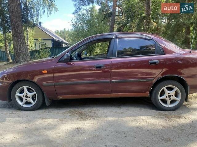 Червоний ЗАЗ Ланос, об'ємом двигуна 1.5 л та пробігом 206 тис. км за 2250 $, фото 2 на Automoto.ua