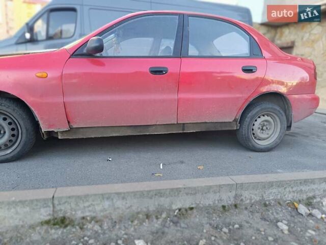 Червоний ЗАЗ Ланос, об'ємом двигуна 1.39 л та пробігом 250 тис. км за 850 $, фото 1 на Automoto.ua