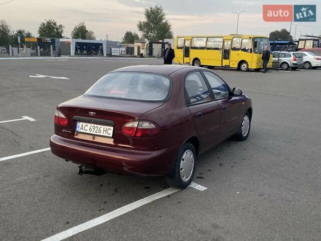 Червоний ЗАЗ Ланос, об'ємом двигуна 1.39 л та пробігом 226 тис. км за 2200 $, фото 5 на Automoto.ua