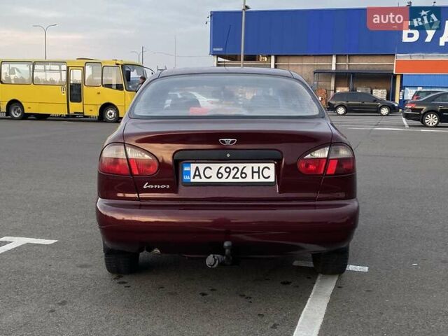 Червоний ЗАЗ Ланос, об'ємом двигуна 1.39 л та пробігом 226 тис. км за 2200 $, фото 4 на Automoto.ua