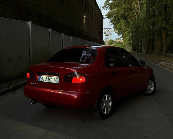 Червоний ЗАЗ Ланос, об'ємом двигуна 1.39 л та пробігом 190 тис. км за 2500 $, фото 6 на Automoto.ua