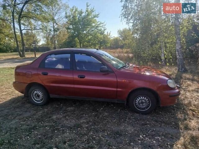 Червоний ЗАЗ Ланос, об'ємом двигуна 1.39 л та пробігом 227 тис. км за 1500 $, фото 2 на Automoto.ua