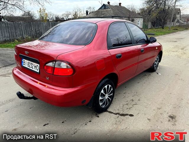 Червоний ЗАЗ Ланос, об'ємом двигуна 1.4 л та пробігом 44 тис. км за 3700 $, фото 5 на Automoto.ua