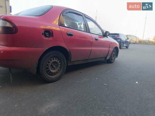 Червоний ЗАЗ Ланос, об'ємом двигуна 1.39 л та пробігом 250 тис. км за 850 $, фото 12 на Automoto.ua