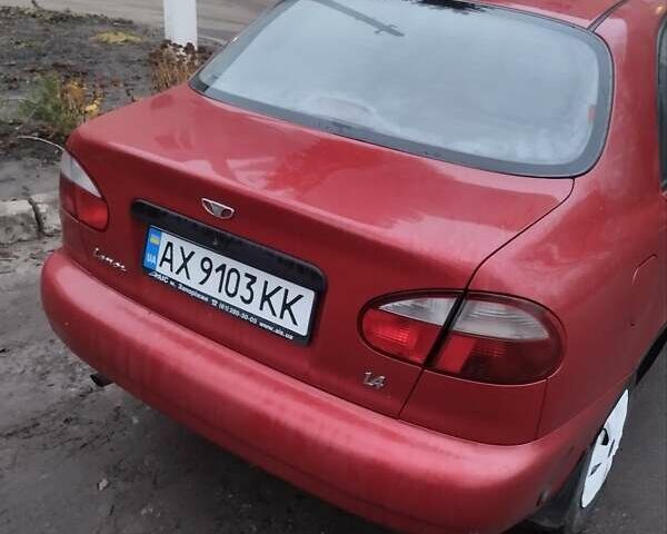 Красный ЗАЗ Ланос, объемом двигателя 1.4 л и пробегом 198 тыс. км за 1750 $, фото 3 на Automoto.ua