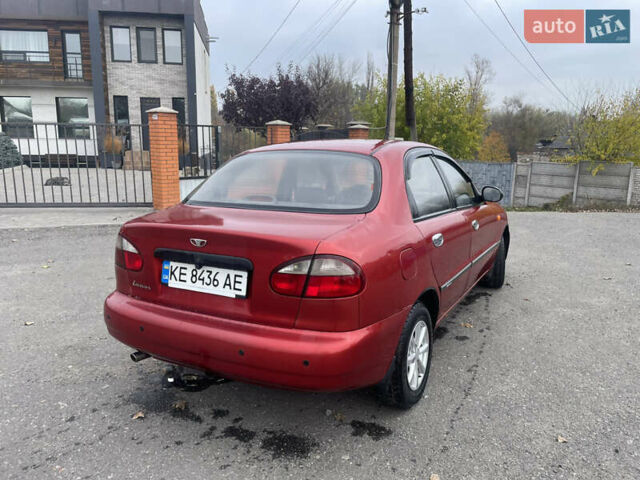 Красный ЗАЗ Ланос, объемом двигателя 1.39 л и пробегом 180 тыс. км за 1750 $, фото 4 на Automoto.ua