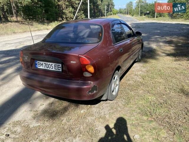 Червоний ЗАЗ Ланос, об'ємом двигуна 1.5 л та пробігом 206 тис. км за 2250 $, фото 6 на Automoto.ua