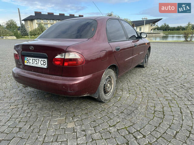 Красный ЗАЗ Ланос, объемом двигателя 1.5 л и пробегом 118 тыс. км за 2500 $, фото 3 на Automoto.ua