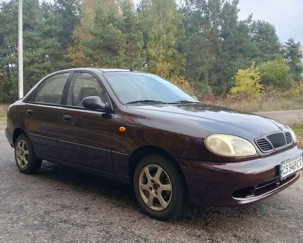 Красный ЗАЗ Ланос, объемом двигателя 1.39 л и пробегом 190 тыс. км за 1850 $, фото 2 на Automoto.ua