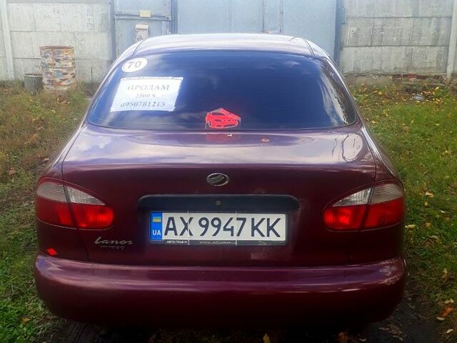 Червоний ЗАЗ Ланос, об'ємом двигуна 1.6 л та пробігом 227 тис. км за 2000 $, фото 2 на Automoto.ua