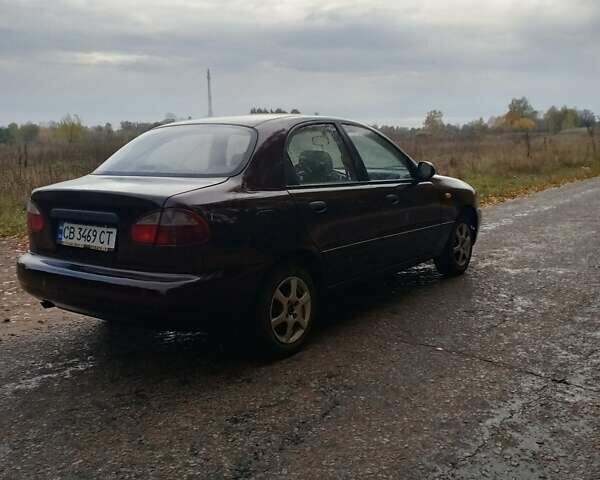 Красный ЗАЗ Ланос, объемом двигателя 1.39 л и пробегом 190 тыс. км за 1850 $, фото 6 на Automoto.ua