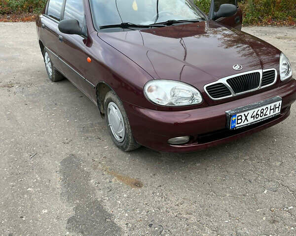 Красный ЗАЗ Ланос, объемом двигателя 1.39 л и пробегом 123 тыс. км за 3000 $, фото 5 на Automoto.ua