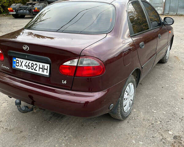 Красный ЗАЗ Ланос, объемом двигателя 1.39 л и пробегом 123 тыс. км за 3000 $, фото 6 на Automoto.ua