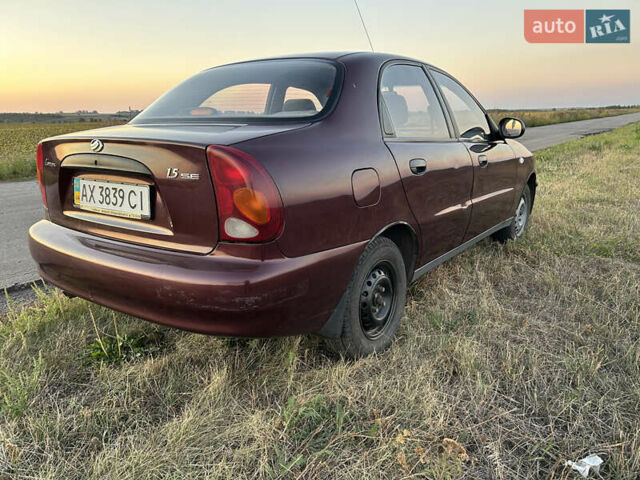 Красный ЗАЗ Ланос, объемом двигателя 1.5 л и пробегом 103 тыс. км за 3600 $, фото 17 на Automoto.ua