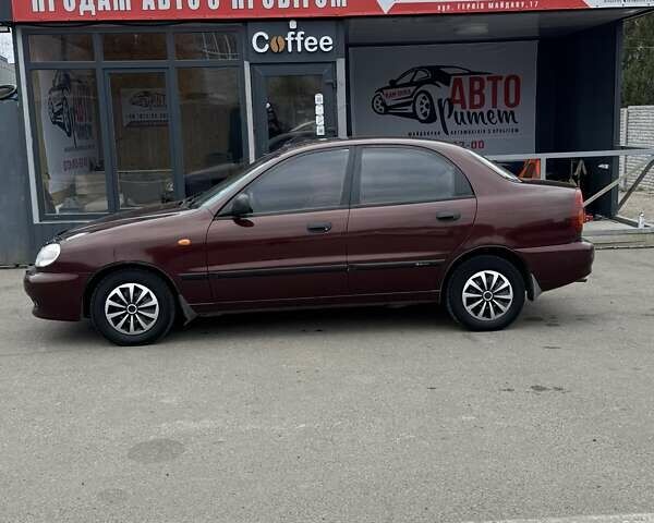 Красный ЗАЗ Ланос, объемом двигателя 1.5 л и пробегом 208 тыс. км за 3450 $, фото 7 на Automoto.ua