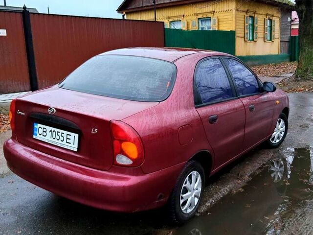 Красный ЗАЗ Ланос, объемом двигателя 1.5 л и пробегом 200 тыс. км за 2400 $, фото 2 на Automoto.ua