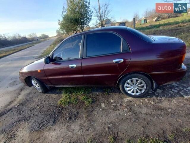 Красный ЗАЗ Ланос, объемом двигателя 1.5 л и пробегом 175 тыс. км за 2900 $, фото 1 на Automoto.ua