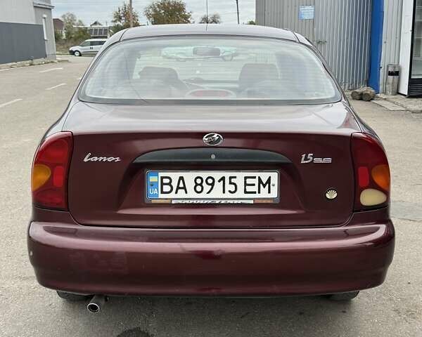 Красный ЗАЗ Ланос, объемом двигателя 1.5 л и пробегом 208 тыс. км за 3450 $, фото 5 на Automoto.ua