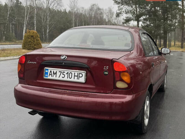 Красный ЗАЗ Ланос, объемом двигателя 1.5 л и пробегом 98 тыс. км за 3300 $, фото 8 на Automoto.ua