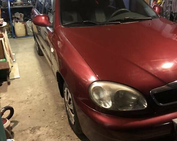 Красный ЗАЗ Ланос, объемом двигателя 1.5 л и пробегом 76 тыс. км за 3800 $, фото 5 на Automoto.ua