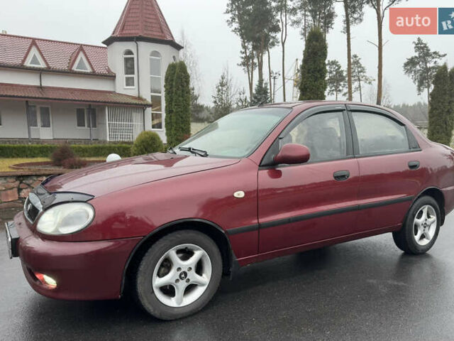 Красный ЗАЗ Ланос, объемом двигателя 1.5 л и пробегом 98 тыс. км за 3300 $, фото 3 на Automoto.ua