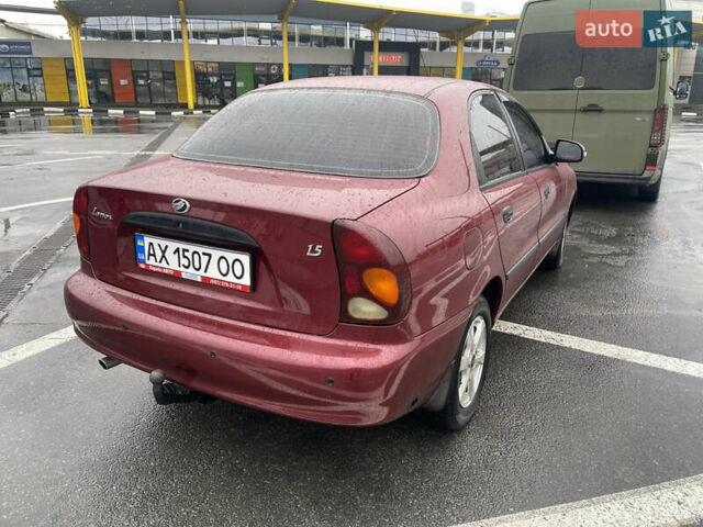 Красный ЗАЗ Ланос, объемом двигателя 1.5 л и пробегом 64 тыс. км за 3700 $, фото 3 на Automoto.ua