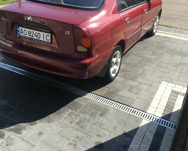 Красный ЗАЗ Ланос, объемом двигателя 1.5 л и пробегом 74 тыс. км за 2999 $, фото 4 на Automoto.ua