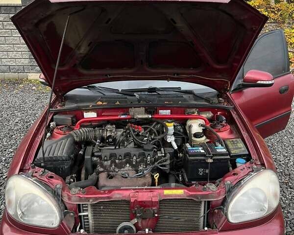 Красный ЗАЗ Ланос, объемом двигателя 1.5 л и пробегом 99 тыс. км за 2450 $, фото 33 на Automoto.ua